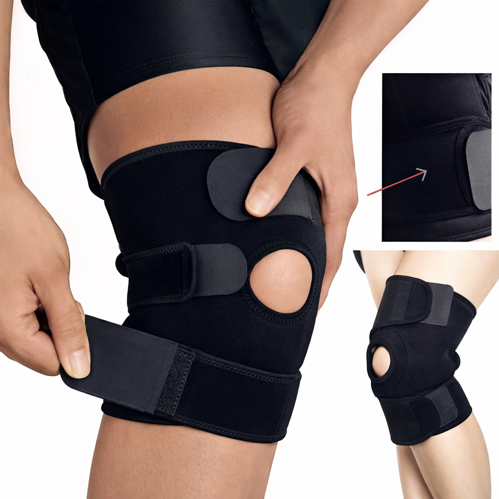 Rodillera ajustable que elimina el dolor de rodilla desde el primer uso
